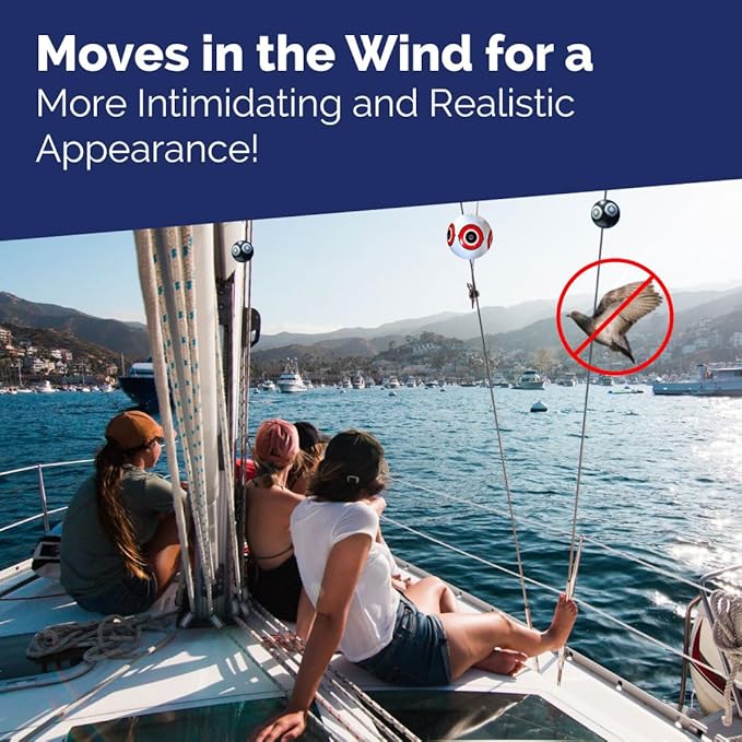 Bird-X SE-Pack Visual Decoy, 3 Count (Pack of 2), Yellow, Black, and White