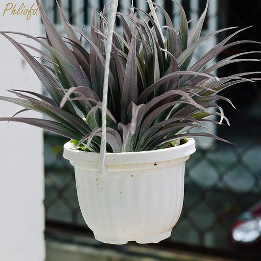 6Pcs Artificial Grass Fake Plants 17.3in Outdoor Plants UV Resistant Faux Greenery Stems Fake Grass for Home Window Garden Office Patio Pathway Front Porch Halloween DĂŠcor Green & Black