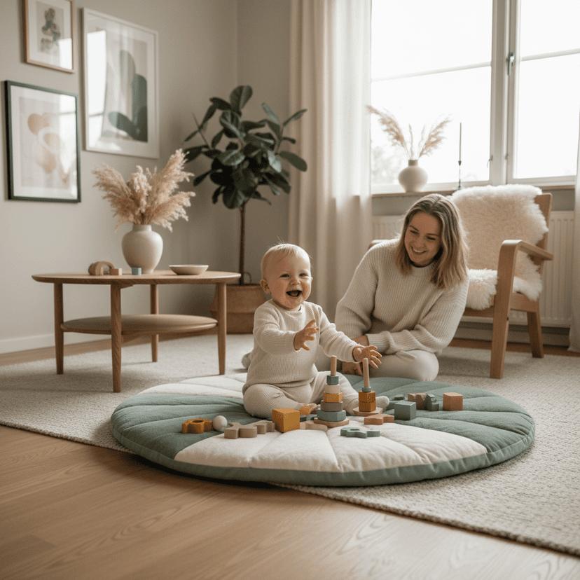 How to Create a Simple Baby Play Area in Your Living Room 👶🏡