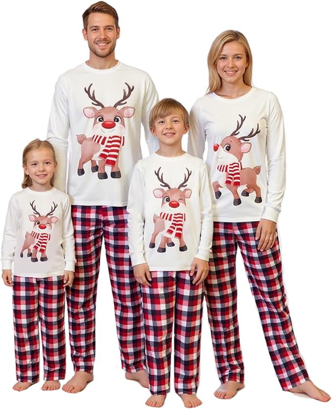 Awoscut Family Christmas Pajamas Matching Pajamas for Family