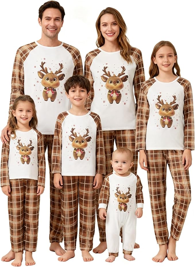 Awoscut Family Christmas Pajamas Matching Pajamas for Family