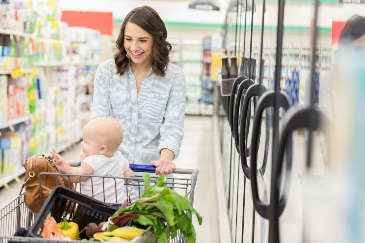 How to Make Grocery Shopping with a Baby Easier 🛒👶