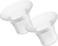 Paruu P10 Flange Insert 19mm, Original Breast Pump Parts, Wearable Breast Pump Replacement Accessories, 2 Pack