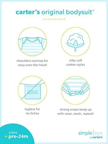 Simple Joys by Carter's Baby Girls' 6-Pack Sleeveless Bodysuit