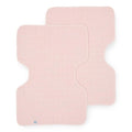 Little Unicorn Ultra-Absorbent Premium Burp Cloth 2 Pack | Soft on Baby's Skin | Larger Size | Ergonomic Design | Set of 2 (Light Pink)