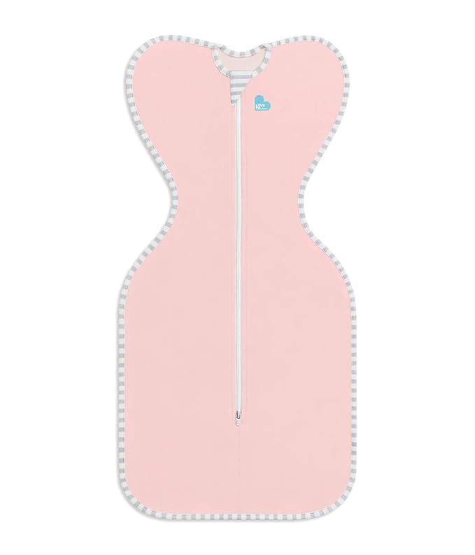 Love to Dream Swaddle UP, Baby Sleep Sack, Self-Soothing Swaddles for Newborns, Improves Sleep, Snug Fit Helps Calm Startle Reflex, New Born Essentials for Baby, 1.0 TOG, 5-8.5 lbs, Pink