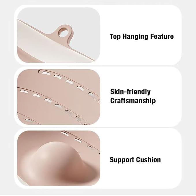 PandaEar Baby Bath Support, Foldable Infant Bathtub for Newborn Babies 0-6 Months, Soft Sink Baby Bath Tub (Pink)