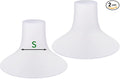 Mompmuri Breast Pump Cushion – S | Breast Pump Accessory, Sizing Insert for Flange Shields | Elastic Nipple Flange Inserts | Silicone Lacteck Flange | Compatible with Flange Sizes 21-23mm (2 pc)