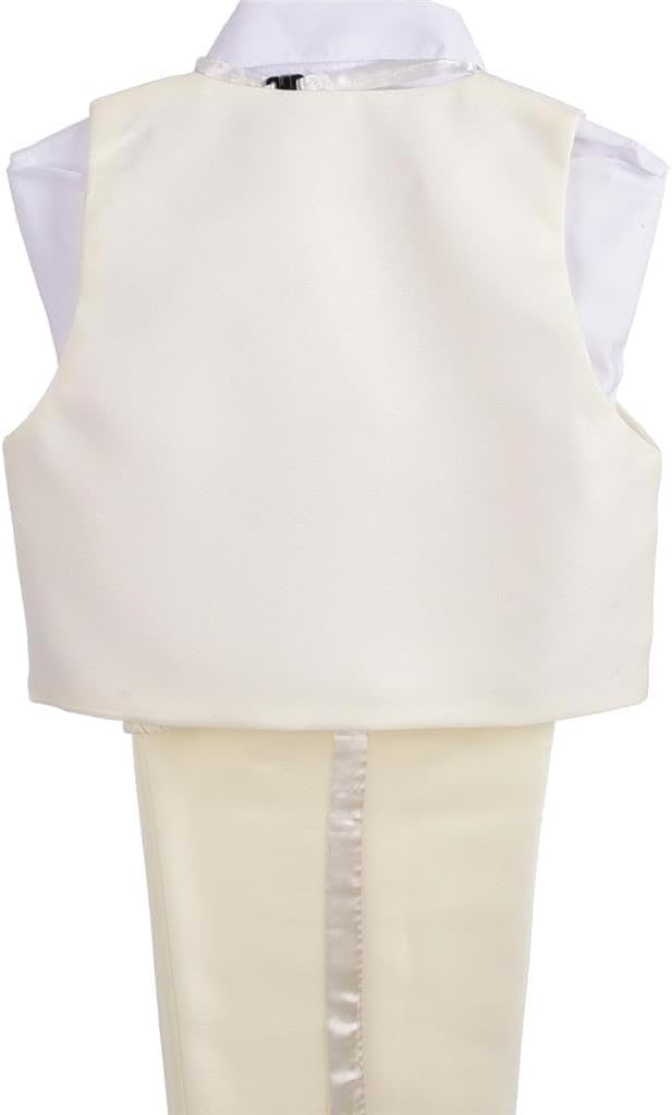 Dressy Daisy Baby Toddler Boy 5 Pcs Set Formal Tuxedo Suits No Tail Wedding Christening Baptism Outfits