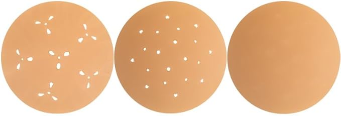 Nipple Covers for Women Reusable Silicone – 3 Pairs Silicone Pasties, Breathable & Sweatproof, with Portable Travel Case