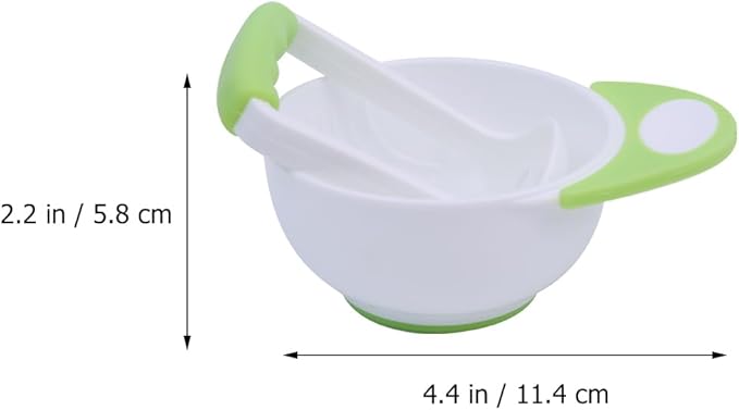 Mash and Serve Bowl, 2 Sets Food Masher Bowl Food Mill Portable Masher Maker for Baby