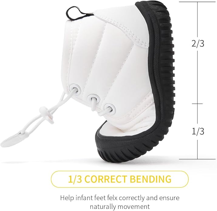 BMCiTYBM Toddler Baby Winter Snow Boots Boy Girl Faux Fur Warm Non Slip First Walking Infant Shoes