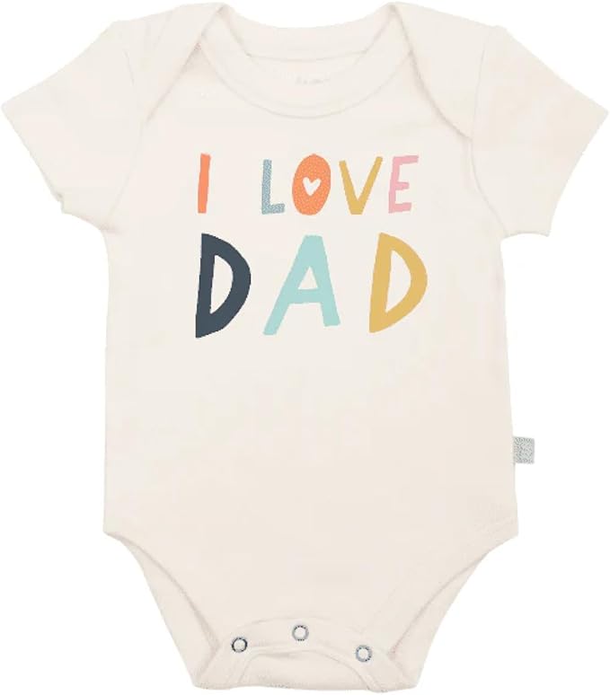 Finn + Emma Organic Cotton Graphic Baby Onesie - Gender Neutral Bodysuits for Babies 0-12 Months in Multiple Sizes and Styles