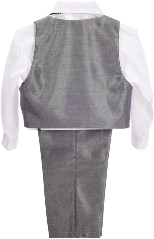 Dressy Daisy Baby Toddler Boy 5 Pcs Set Formal Tuxedo Suits No Tail Wedding Christening Baptism Outfits