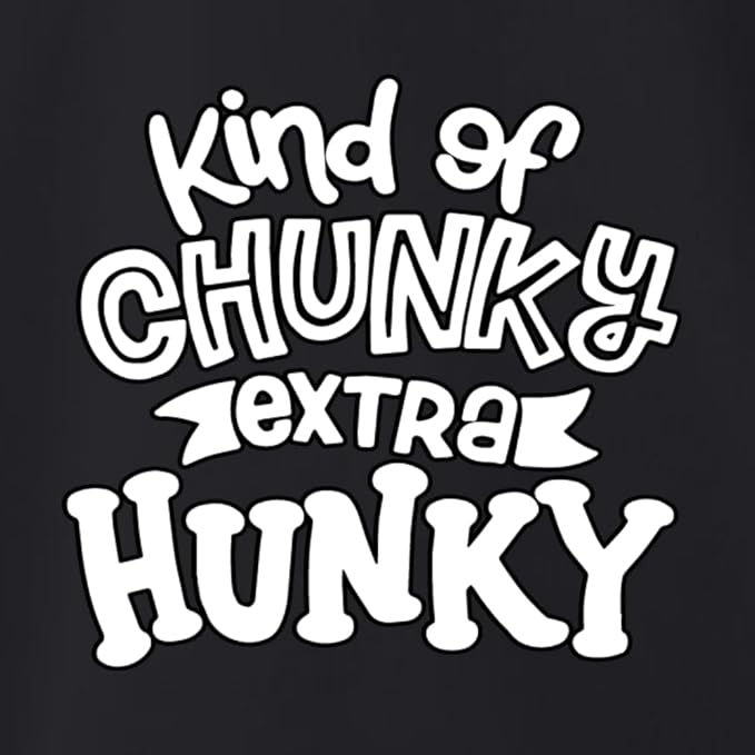 Wild Bobby Kind of Chunky Extra Hunky Humor Infant Premium Jersey Baby Bib