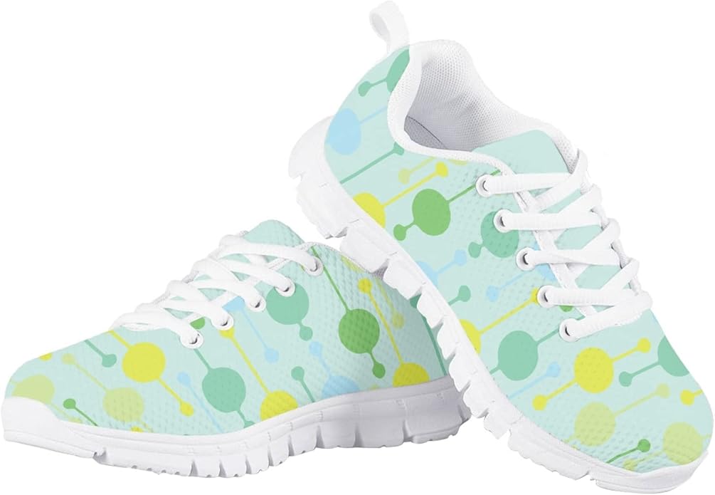 MARSVOVO First Shoes for Walking Boy Girl Athletic Lightweight Flexible Lace-up Breathable Running Shoes Casual Classic Comfortable Non Slip Play Sport Learning to Walk Toddler Girl Sneakers