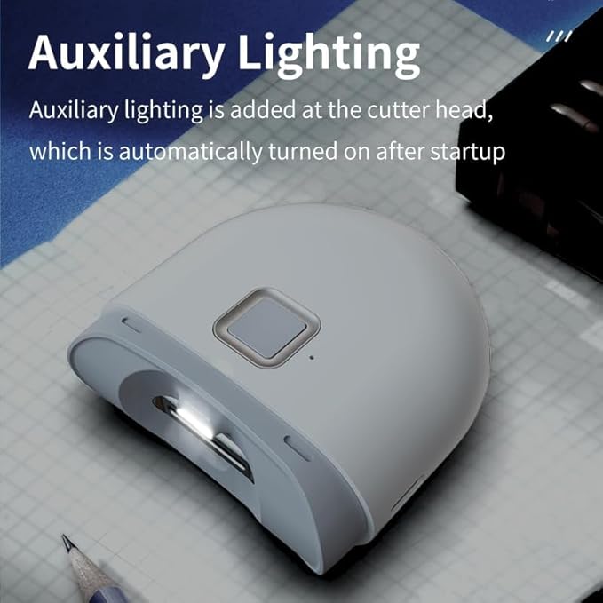 Electric Nail Clipper,Automatic Baby Electric Nail Trimmer, Nail Clipper, Rechargeable Nail Kit for Elderly, Baby Nail Trimmer Electric,LED Light Manicure Set, Electric Nail Clipper Gift for Kids