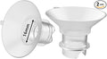 2pcs Upgraded Flange Inserts 16mm Compatible with Momcozy/Medela/Spectra/eufy/Elvie/Lansinoh/TSRETE/Paruu Wearable Pump with 24mm Shields/Flanges, Reduce 24mm Nipple Tunnel Down to 16mm