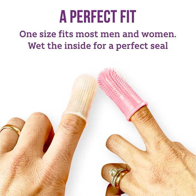 Baby Toothbrush, 360 Degree Bristle Silicone Finger Toothbrush 6 to 12 Months, and Toddler Toothbrushes 1-2, Set of 4 – Multi Colors