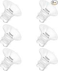 6pcs Updated Silicone Flange Insert 13mm Compatible with Momcozy/Medela/Spectra/Eufy/Lansinoh/TSRETE/Elvie/NCVI/Paruu Breast Pump, for 24mm Flange/Shield, Breastfeeding Essential Replacement Pump Part