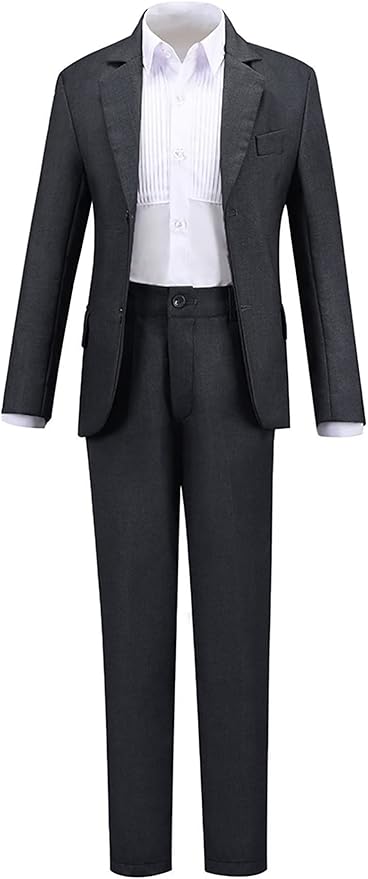 Visaccy Boys Suits Slim Fit Dress Clothes Ring Bearer Outfit