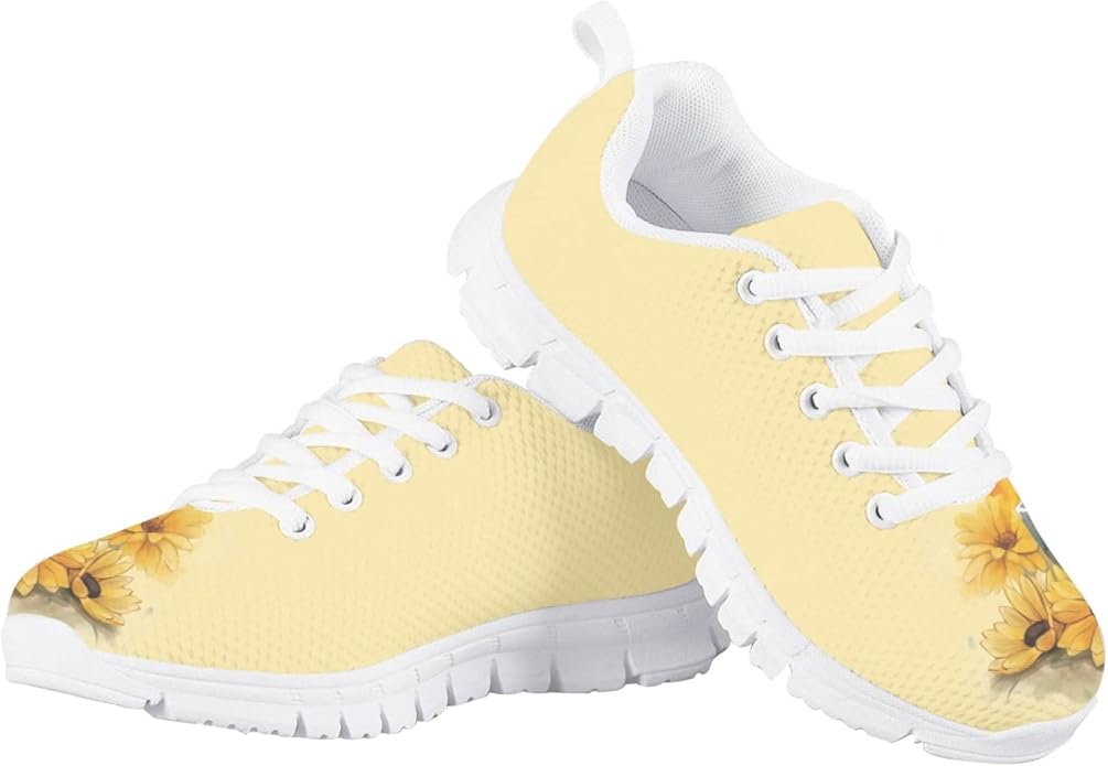 MARSVOVO First Shoes for Walking Boy Girl Athletic Lightweight Flexible Lace-up Breathable Running Shoes Casual Classic Comfortable Non Slip Play Sport Learning to Walk Toddler Girl Sneakers