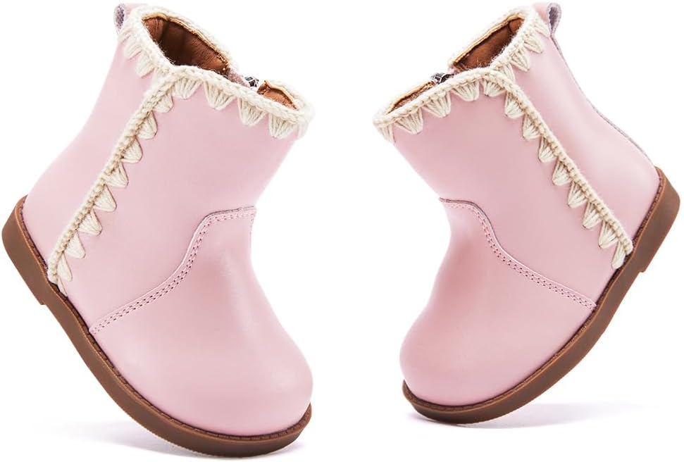 BMCiTYBM Baby Boys Girls Boots Infant Shoes First Walking Booties for All Seasons for 6 9 12 15 18 24 Months