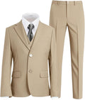 Boys Suit for Kids Tuxedo Suits for Wedding Formal Suit Set Toddler Boy Dress Outfit with Shirt and Tie