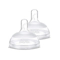 Playtex Baby NATURALATCH Comfort Wide Neck Nipples for Babies 6+ Months, Fast Flow (2 Count), Feeding Essentials for Newborn and Breastfeeding Babies