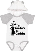 inktastic I'm Grandpa's Lil' Caddy- Golf for Kids Baby Bodysuit