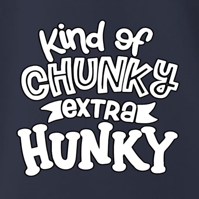 Wild Bobby Kind of Chunky Extra Hunky Humor Infant Premium Jersey Baby Bib