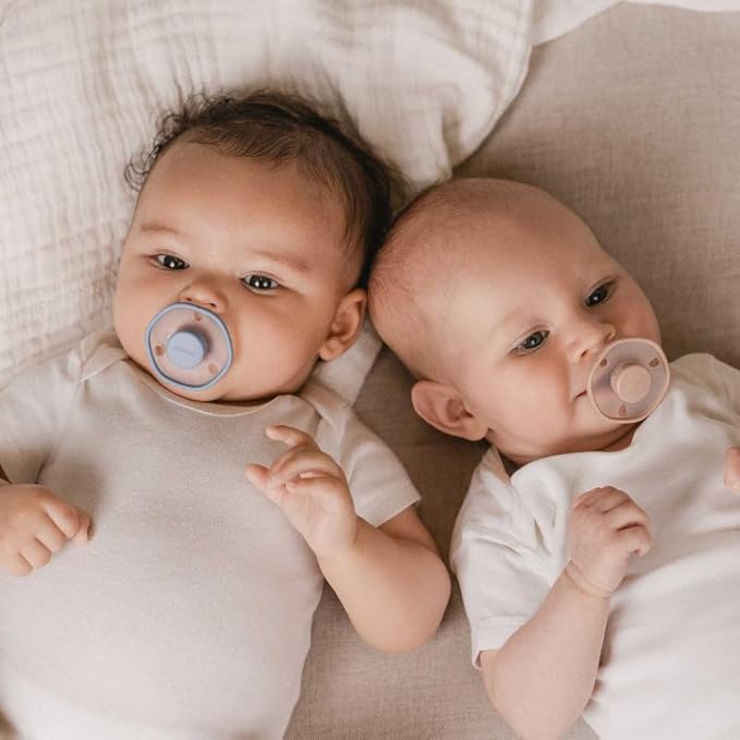 Emulait Baby Pacifier (2 Pack): 0-6 Months - Blu