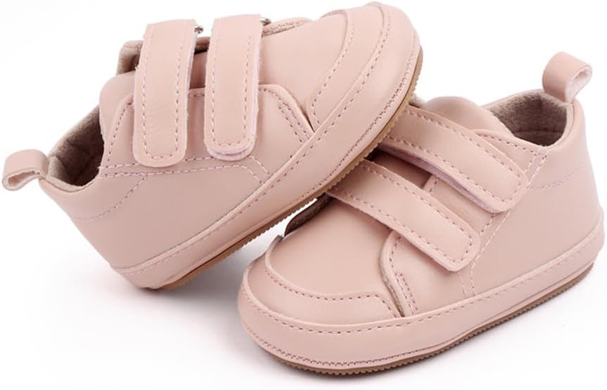 LONSOEN Baby Girls Boys Loafers Prewalker Dress Crib Shoes