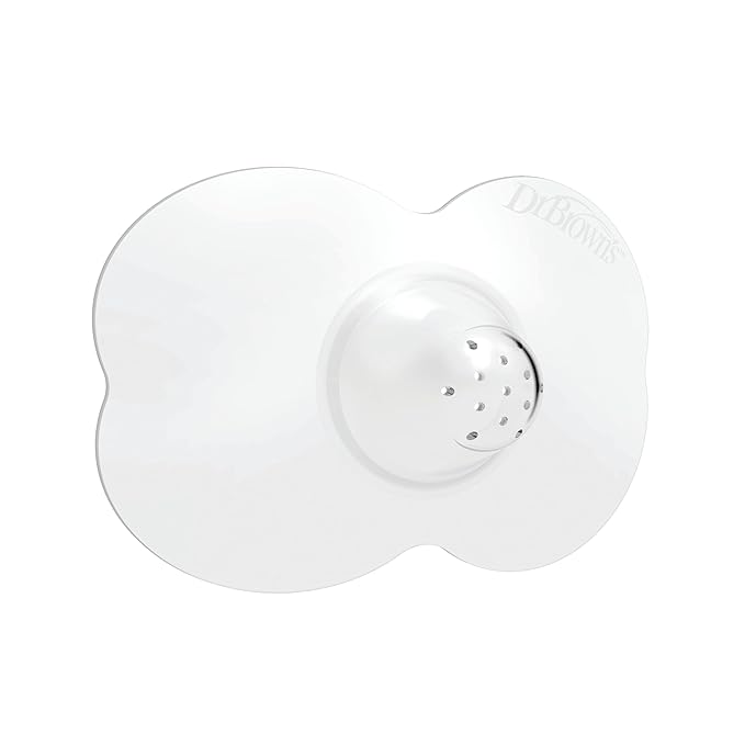 Dr. Brown's Butterfly Breastfeeding Nipple Shields for Protecting Sore, Flat or Inverted Nipples, Essential for Latching Difficulties with Microwave Sterilizer Carrying Case, 24mm