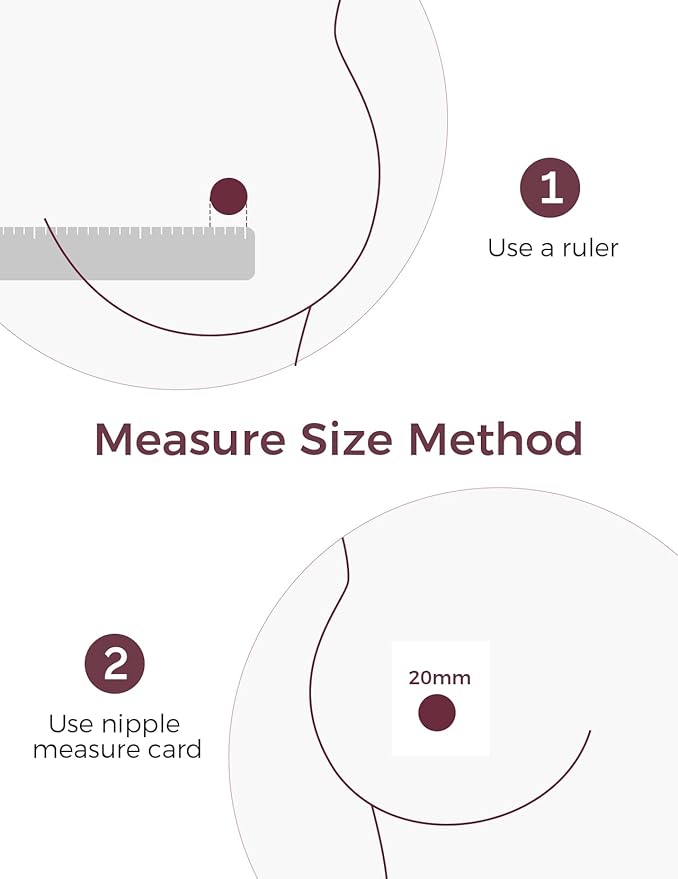 Momcozy Original Replacement Accessories for M5| M6| M9, Food-Grade Silicone & BPA Free, Original Breastfeeding Parts, Inserts 15/17/19/21mm