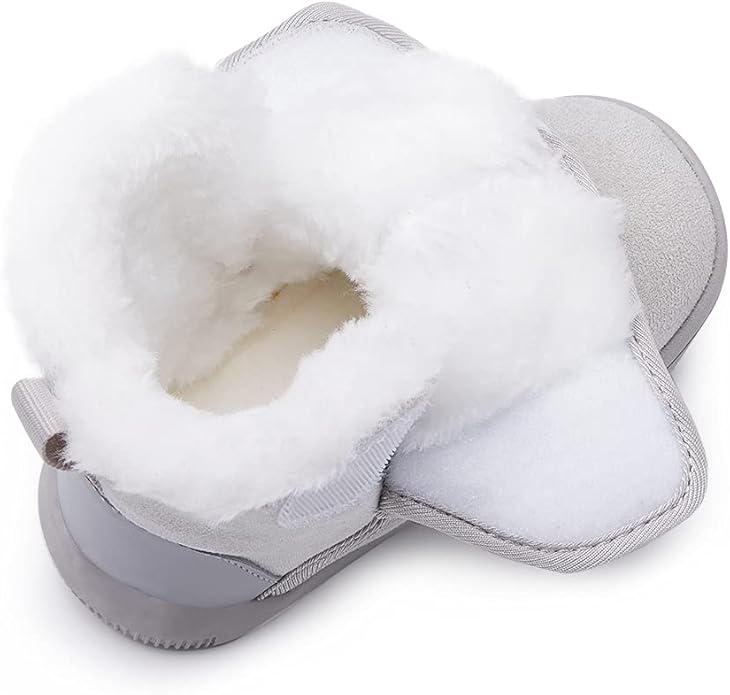 BMCiTYBM Girls Boys Snow Boots Warm Winter Fur Lined Baby Shoes (Infant/Toddler/Little Kid)