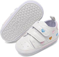Clowora Baby Boys Girls Shoes Non-Slip Rubber Sole Sneakers Infant First Walking Toddler Crib Shoes Newborn Loafers Flats.