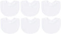 Nishine 6 PACK Muslin Baby Drooling Bibs for Unisex Boys Girls Cotton Absorbent Feedig Teething Bandana Drool Bibs Scarf Bibs