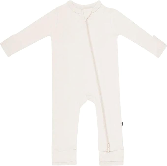 KYTE BABY Unisex Rayon Made From Bamboo Zippered Rompers 0-24 Months