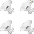 Upgraded Flange Inserts 13mm for 24mm Flange/Shield of Most Pumps Compatible with Momcozy/Medela/Spectra/eufy/Elvie/Lansinoh/TSRETE/Paru Breast Pump, Reduce 24mm Nipple Tunnel Down to 13mm, 4PCS