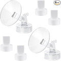20mm Flange and Duckbill Valve Compatible with Spectra S1 Spectra S2 Spectra9 Plus Synergy Gold Breast Pump, Spectra Pump Parts S2 Parts S2 Accessories Replacement