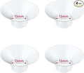 Flange Insert 4PCS 13mm Compatible with Momcozy M9/M6/M5/S12 Pro/V1 Pro/V2 pro, Spectra/Medela/Elvie/NCVI/TSRETE/eufy/Lansinoh/Paruu/MomMed Breast Pump 24mm Shields/Flanges (4pcs-13mm)