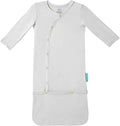 PurComfy Supersoft Baby Sleeper Gowns, Premium Bamboo Viscose Infant Nightgown Sleepers Preemie Newborn Snap Bundler
