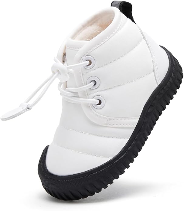 BMCiTYBM Toddler Baby Winter Snow Boots Boy Girl Faux Fur Warm Non Slip First Walking Infant Shoes