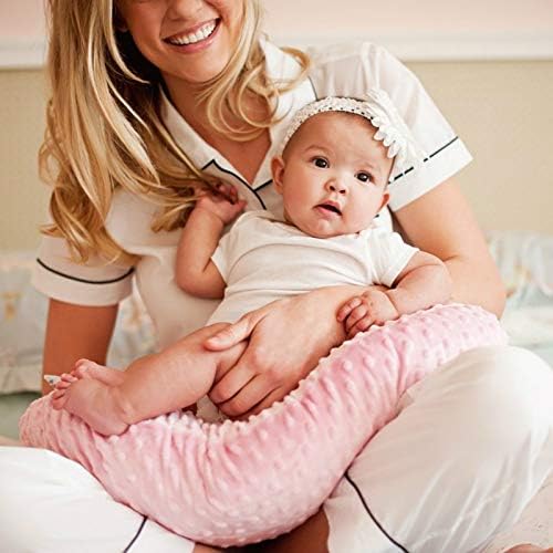 iEvolve Nursing Pillow Cover Breast feeding Pillow Support Positioner lounger cover for Baby Boy Girl(White)