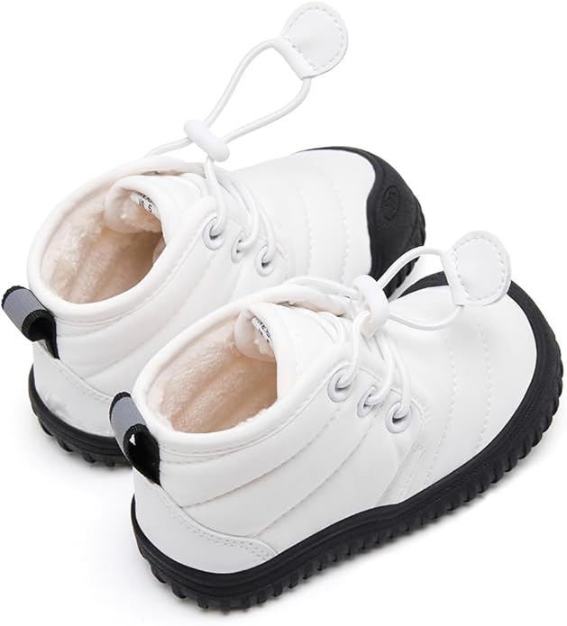 BMCiTYBM Toddler Baby Winter Snow Boots Boy Girl Faux Fur Warm Non Slip First Walking Infant Shoes