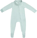 MON CHOU Baby Footie Pajama - Luxuriously Soft Pima Cotton Baby Sleepers - Organic Cotton Pajamas - Premium Newborn Onesie