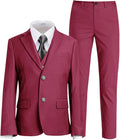 Boys Suit for Kids Tuxedo Suits for Wedding Formal Suit Set Toddler Boy Dress Outfit with Shirt and Tie