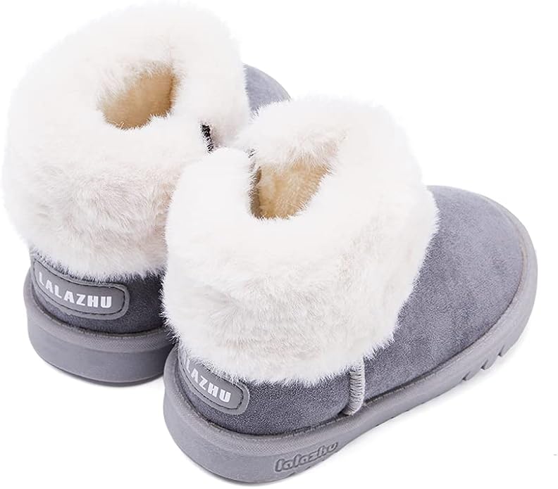 BMCiTYBM Girls Boys Snow Boots Warm Winter Fur Lined Baby Shoes (Infant/Toddler/Little Kid)