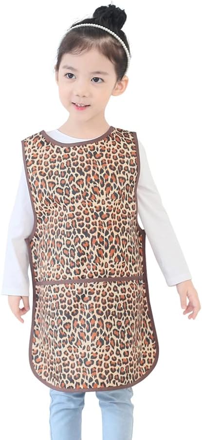 Kids Painting Apron – Waterproof Art Smock for Toddlers & Preschoolers, Messy Play, Baking, Crafts, Cooking, Mealtime